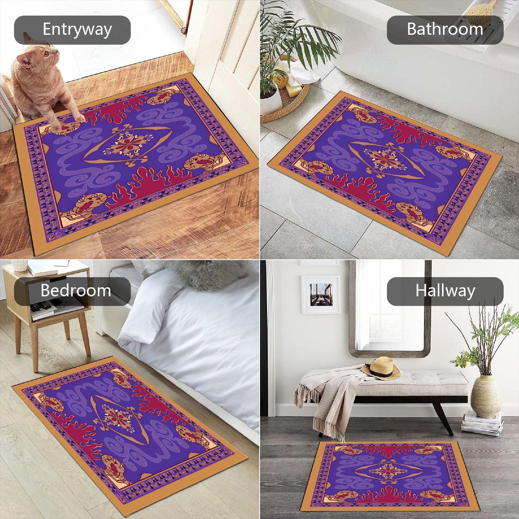 Aladdin Magic Rug, Washable Kids Room Rug, Vibrant Fairytale