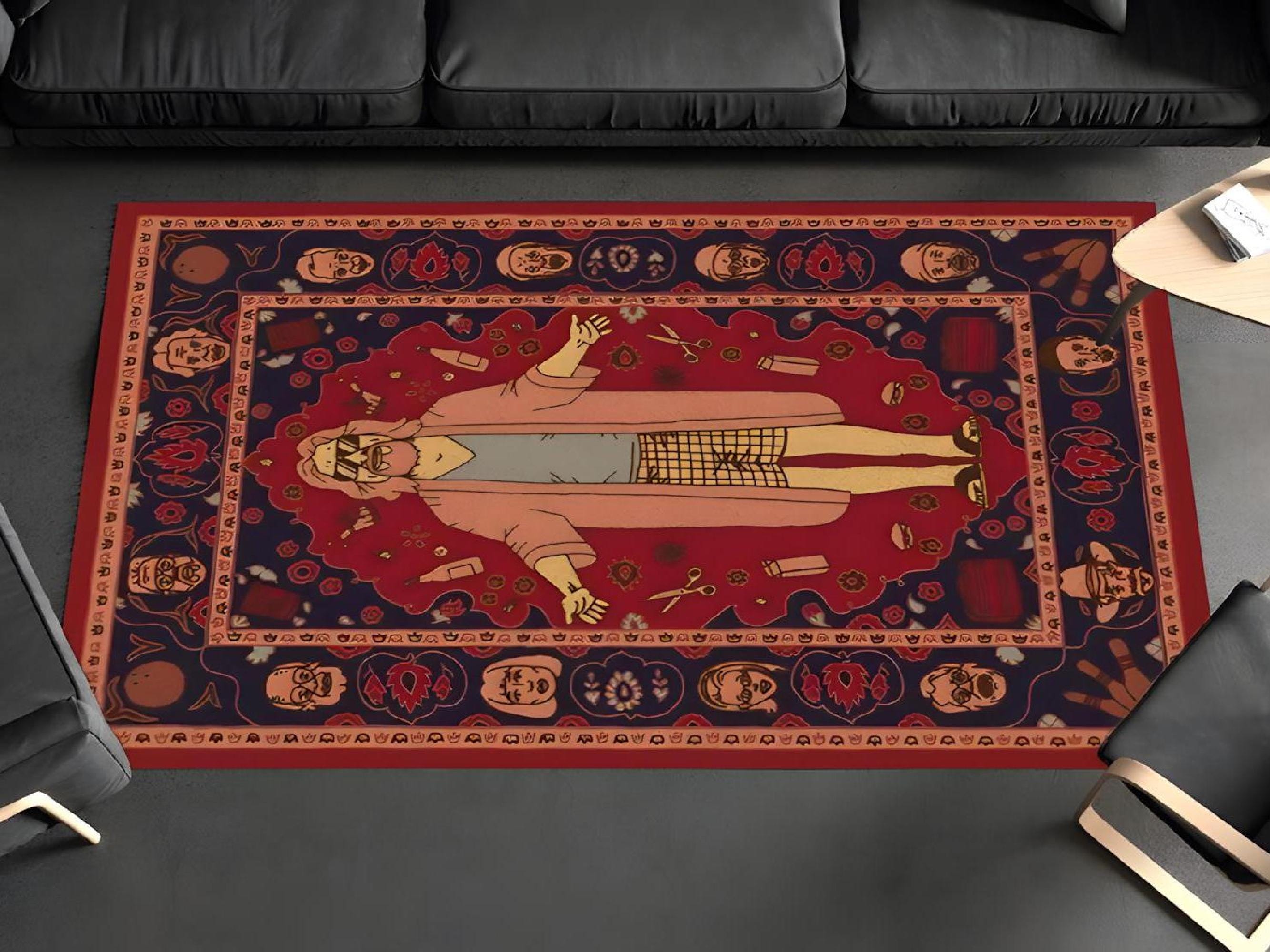 The Big Lebowski Rug: the Dude Iconic Character Design, Washable Non ...