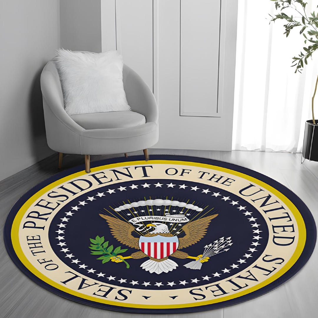 Democrat Rug Patriotic Floor Mat, Washable Eagle Rug, Non Slip Usa Themed Carpet - Etsy