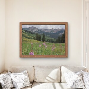 Berg Foto, Colorado Wandkunst, Natur Fotografie, Wildblumen Berg Druck, Rocky Mountains, herunterladbare Drucke, druckbare Kunst