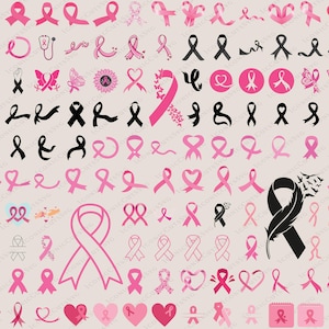 Awareness Ribbon SVG | Band Vektor | Cancer Awareness Ribbon Png | Rosa Krebs Ribbon SVG | Brustkrebs Shirt | Awareness Ribbon SVG-Bundle