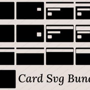 Plantilla de diseño de tarjeta de crédito, archivos SVG para Cricut, SVG de tarjeta de débito, SVG de tarjeta de cajero automático, SVG de tarjeta bancaria, SVG de calcomanía de tarjeta de crédito, SVG de calcomanía de tarjeta de crédito