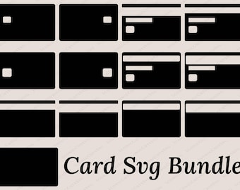 Mall för kreditkortsskinn, Svg-filer för Cricut, betalkorts-SVG, bankkorts-SVG, kreditkortsdekal-Svg, kreditkortsklistermärke-Svg