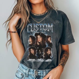 Custom Bootleg Rap Tee, custom bootleg shirt, custom photo shirt, birthday gift, husband christmas gift, custom your own bootleg shirt