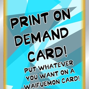 Custom Waifu TCG Card