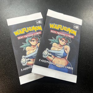 Waifuemon TCG Pack prototype