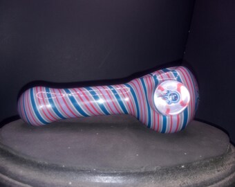 Tennessee Titanz  Handblown Glass Tobacco Pipe