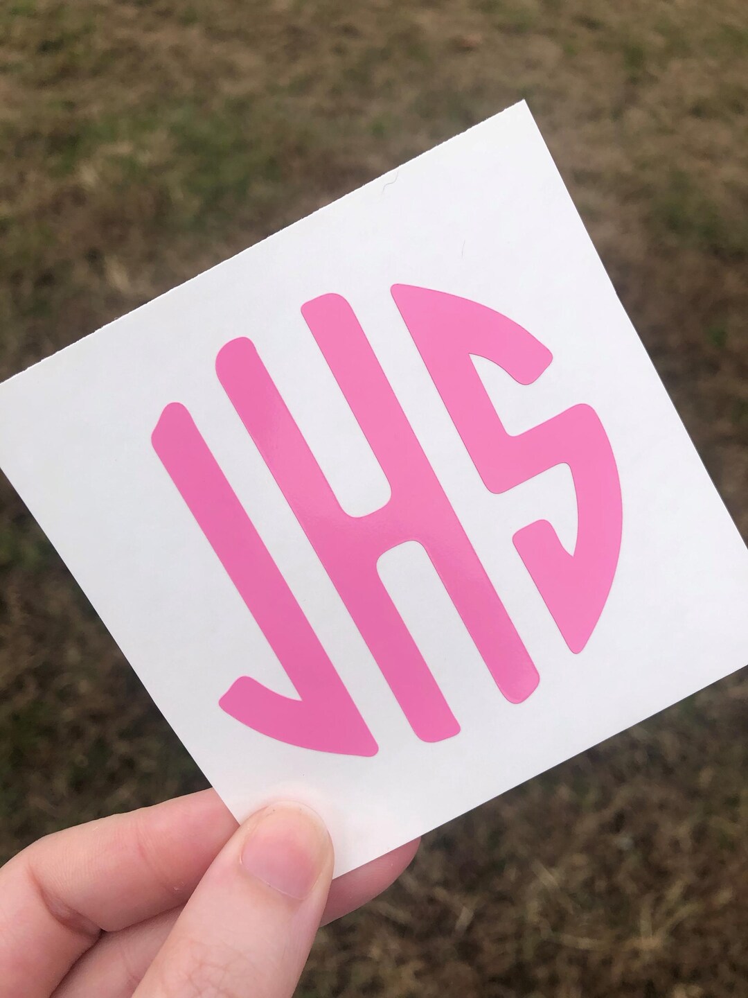 Monogram Decal / Car Monogram / Car Decal / Decal / Monogram - Etsy