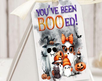 Sie wurden ausgebuht Digital Download für Nachbarn, Halloween Geschenkbörse Spiel, Boo Buddies Printable