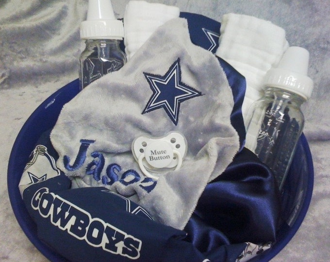 Dallas Cowboys Baby Gift Set Etsy