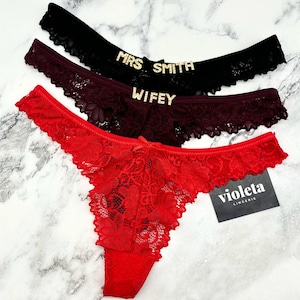 Custom Name Thong, Personalised Name Thong, Name Thong image 8