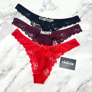 Custom Name Thong, Personalised Name Thong, Name Thong image 5