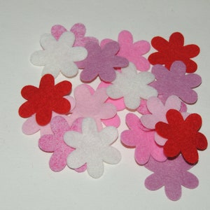 Wollfilz Stanzform 6 Blütenblätter Blumen (1,5) Valentines