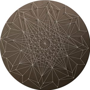 ENERGY StringArt 3D / handmade / Sacred Geometry / modern decor / home / office / restaurant / geometric / creative gift for everyone