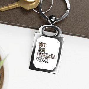 Pickleball Bag Tag Pickleball Keychain Pickleball Paddle Keychain Gift for Pickleball Lover Sports Gift Cute Keychain Pickleball Gift Idea