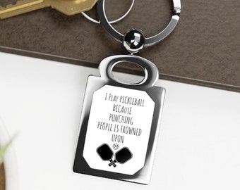 Etykieta na torbę Pickleball Brelok do kluczy Pickleball Brelok do kluczy Pickleball Prezent dla miłośnika Pickleball Prezent sportowy Uroczy brelok do kluczy Pomysł na prezent Pickleball