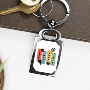 Pickleball Bag Tag Pickleball Keychain Pickleball Paddle Keychain Gift for Pickleball Lover Sports Gift Cute Keychain Pickleball Gift Idea