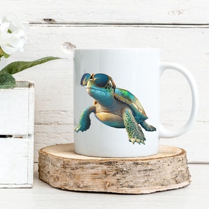 Sea Turtle Mug Turtle Coffee Cup Sea Turtle Gift Turtle Lover Present Turtle Mug Nautical Gift Hawaii Gift Cup Sea Turtle Gift For Women