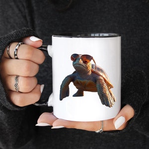 Sea Turtle Mug Turtle Coffee Cup Sea Turtle Gift Turtle Lover Present Turtle Mug Nautical Gift Hawaii Gift Cup Sea Turtle Gift For Women