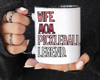 Lustige Pickleball Becher Geschenk Pickleball Spieler Geschenk Pickleball Geschenk für Sie Pickleball Geschenk für Frauen Pickleball Kaffeebecher Pickleball Tasse