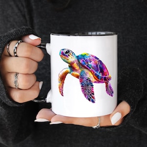 Sea Turtle Mug Turtle Coffee Cup Sea Turtle Gift Turtle Lover Present Turtle Mug Nautical Gift Hawaii Gift Cup Sea Turtle Gift For Women