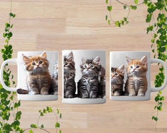 Süße Katzentasse Katzendame Geschenk Katzenpapa Geschenk Katzenbesitzer Geschenk für Katzenliebhaber Tasse Katzenmama Geschenk Mama Tasse für Mama Katzenkaffeetasse Niedliche Katzentasse