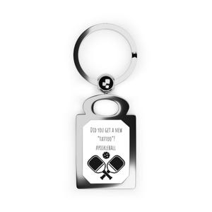 Pickleball Keychain Cute Keychain Pickleball Gift Idea Pickleball Airtag Keychain Pickleball Funny Keychain Pickleball Mom Keychain Gift
