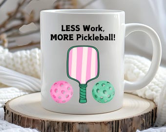 Pickleball Mug Gift For Pickle Ball Player Funny Gift Pickleball Gift For Men Pickleball Gift for Him Pickleball Coffee Mug Pickleball Cup