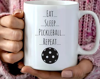 Pickleball Mug Gift For Pickle Ball Player Funny Gift Pickleball Gift For Men Pickleball Gift for Him Pickleball Coffee Mug Pickleball Cup