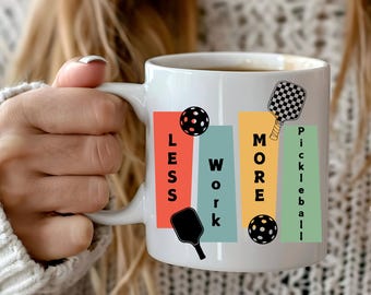 Pickleball Mug Gift For Pickle Ball Player Funny Gift Pickleball Gift For Men Pickleball Gift for Him Pickleball Coffee Mug Pickleball Cup