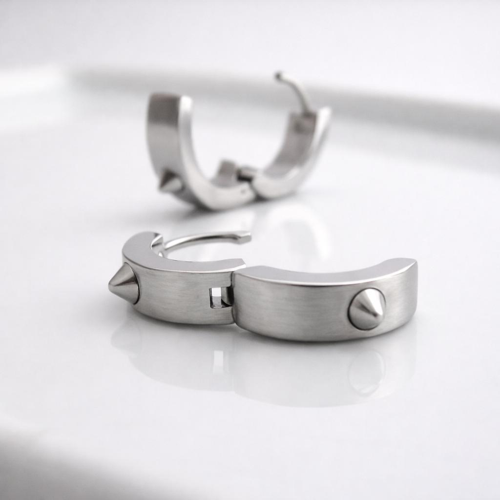 2 pezzi piccoli orecchini a cerchio piccoli Huggie in acciaio ...Huggie | Orecchino a cerchio in acciaio inossidabile chirurgico...Orecchini Acciaio Inossidabile 2 Paia Orecchini Cerchio Unisex 2