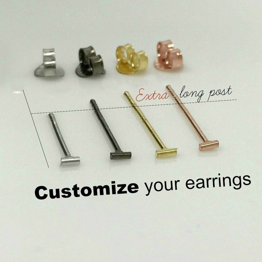 14kt Yellow Gold 3mm Cubic Zirconia Long Post Studs Ear Piercing Kit with  Ear Care Solution | Claire's US
