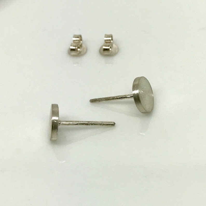 Extra Long Post Earrings Thick Lobe Earrings Custom Extra Etsy