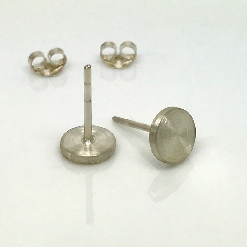 Extra Long Post Earrings Thick Lobe Earrings Custom Extra Etsy