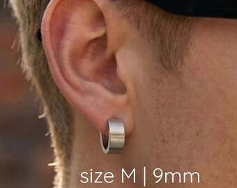 LAFATINA 3 Orecchini A Cerchio Clip-On Uomo/Donna – Helix Cartilagine Non Forato, Punk Rock