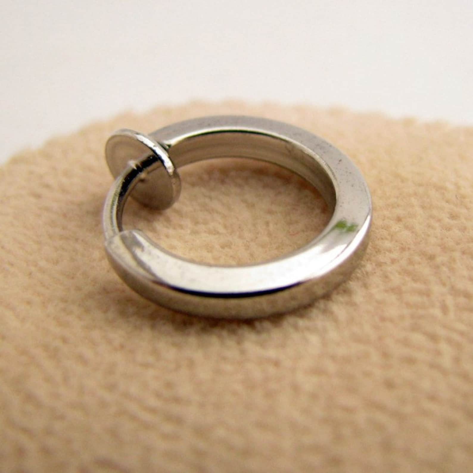 Clip On Earring for Men Clip On Hoop Earring Nose Ring Etsy