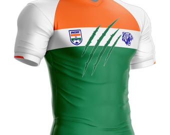 India football jersey ID-118 Indian flag