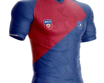 Haiti Football Jersey HT-842 Haitian Flag