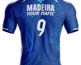 Customizable with your name on the back - Madeira Football Jersey MD-771