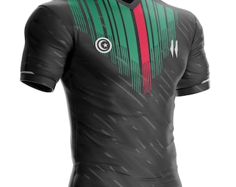 Palästina-Fußballtrikot PL-146 Palästinensische Flagge