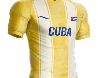 Cuba football jersey CB-53 Cuban flag