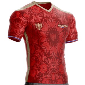 Russia football jersey RS-77 Russian flag