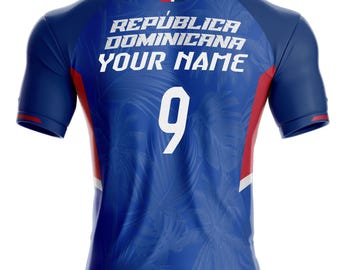 Customizable Dominican Republic Jersey RD-111 Dominican flag