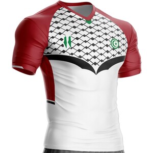 Palestina voetbalshirt PL-14 Palestijnse vlag