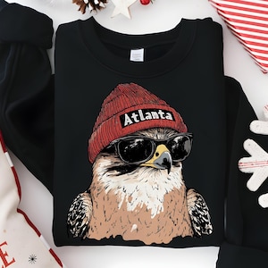 Old School Atlanta Football Sweatshirt, 90s Falcons Sweater, Georgia Crewneck, Atlanta Football Fan Gift, Falcon Merch, Gifts for Him