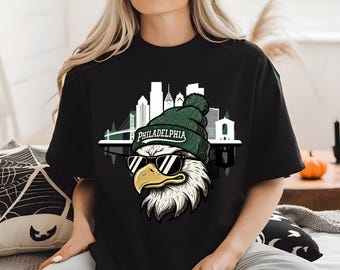 Sudadera retro de los Philadelphia Eagles, regalo vintage para aficionados al fútbol.