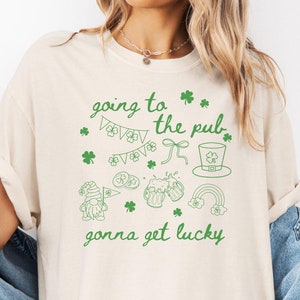St Patricks Day Comfort Colors® Shirt, St Pattys Pub Crawl, Shamrock TShirt, St. Patrick&#39;s Day Drinking Shirt, St Patricks Day Pub TShirt