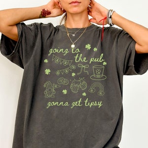 St Patricks Day Comfort Colors® Shirt, St Pattys Pub Crawl, Shamrock TShirt, St. Patrick&#39;s Day Drinking Shirt, St Patricks Day Pub TShirt