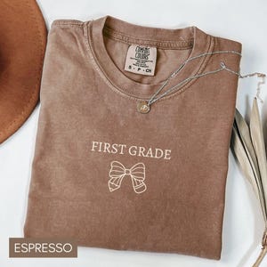 First Grade Teacher Shirt Comfort Colors, 1st Grade TShirt, Back to School Teacher Shirt, First Grade Teacher Team Shirts, Elementary School
