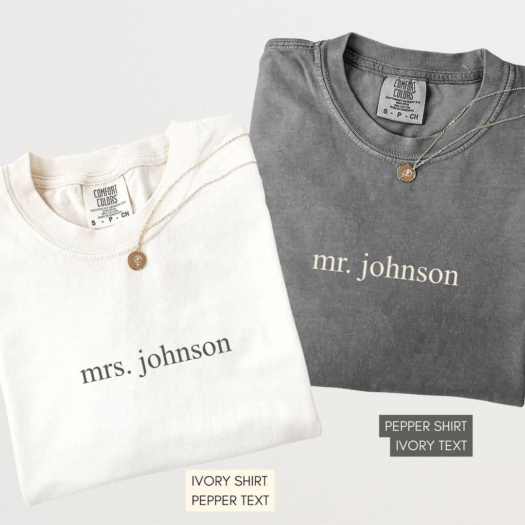 Honeymoon Tees- Mr. & Mrs. Jenkins